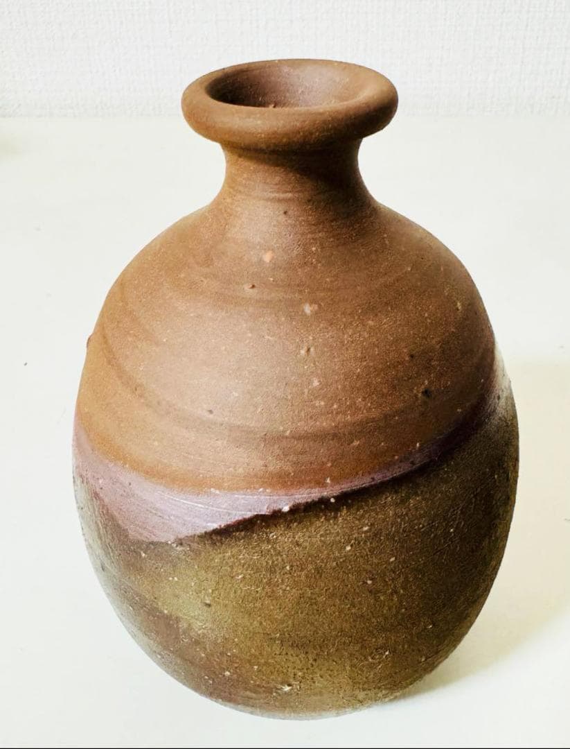 人間国宝 藤原雄 徳利 酒器 共箱 備前焼