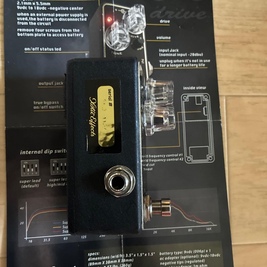 Xotic SL drive ギターエフェクター　歪み