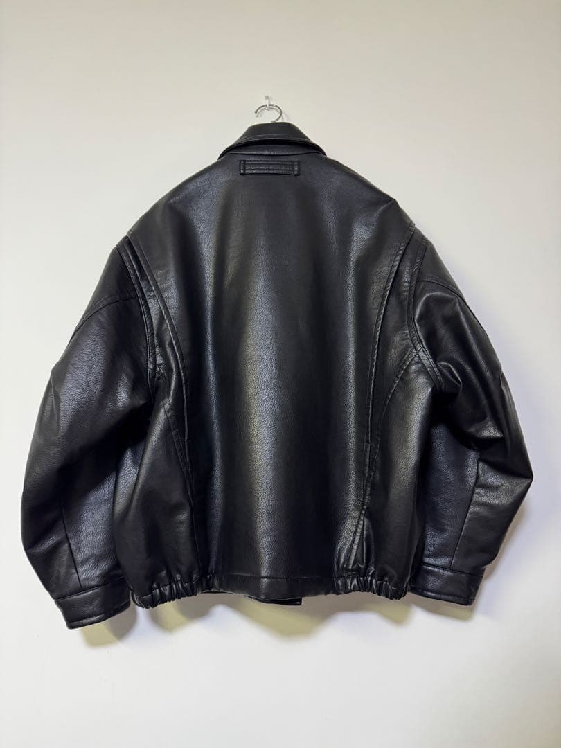 NAUTICA ノーティカ ブラック レザー シングルライダース L