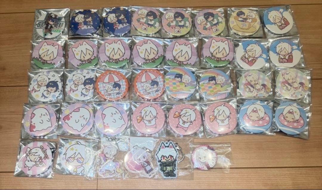 まふまふグッズ 缶バッジ アクリルキーホルダー