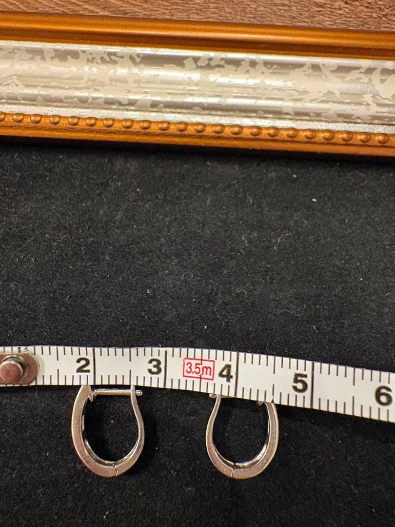 ジュエリーツツミ　K14ホワイトゴールド　ダイヤモンド　ピアス