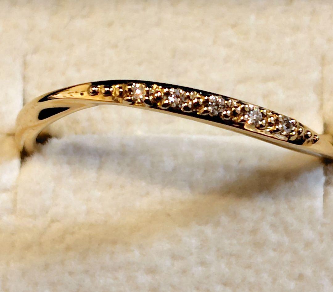 美品　VENDOME青山　ダイヤモンドリングk18　YG