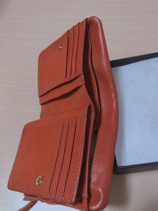 ぱーぷる marmelo アリゾナレザー　2つ折り財布