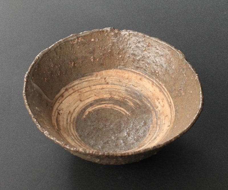 楽山茶碗　権兵衛茶碗　刷毛目