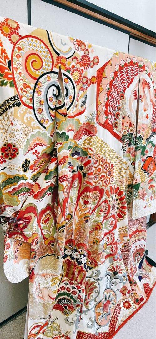 アンティーク　大正ロマン　花嫁衣装　引き振り　振袖　古美術　骨董品