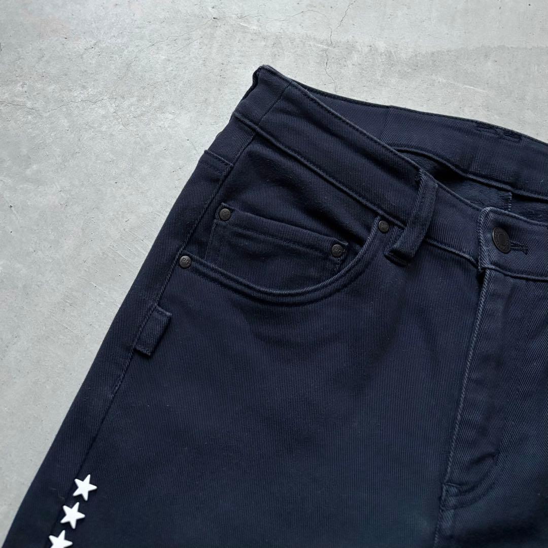 PEARLY GATES ストレッチロングパンツ 裏起毛 星条旗ワッペン 00