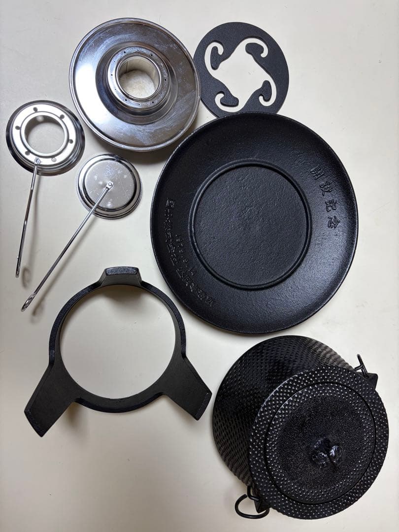 三厳堂特選 南部鉄器 茶釜セット