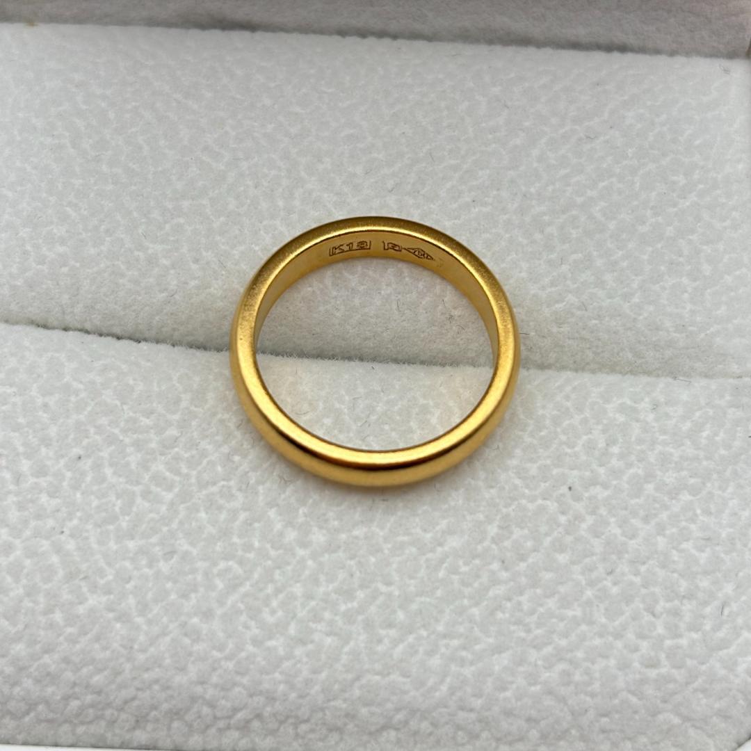 大人気☆ K18金ゴールドバンドリング 3.18g