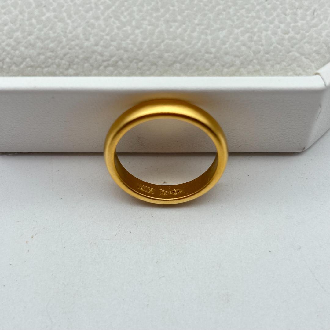 大人気☆ K18金ゴールドバンドリング 3.18g