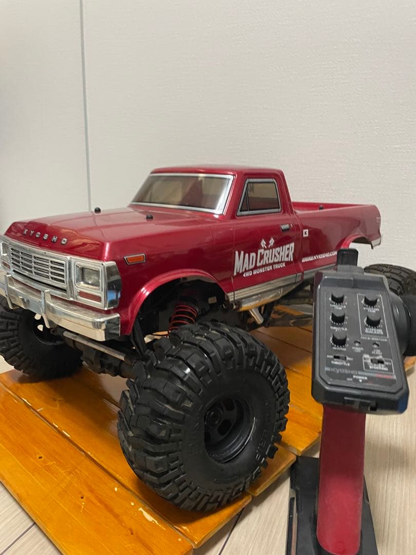 希少京商 1/8 4WD GP エンジンカー マッドクラッシャー 2.4GHz