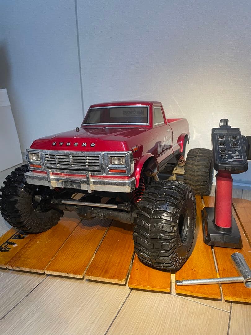 希少京商 1/8 4WD GP エンジンカー マッドクラッシャー 2.4GHz