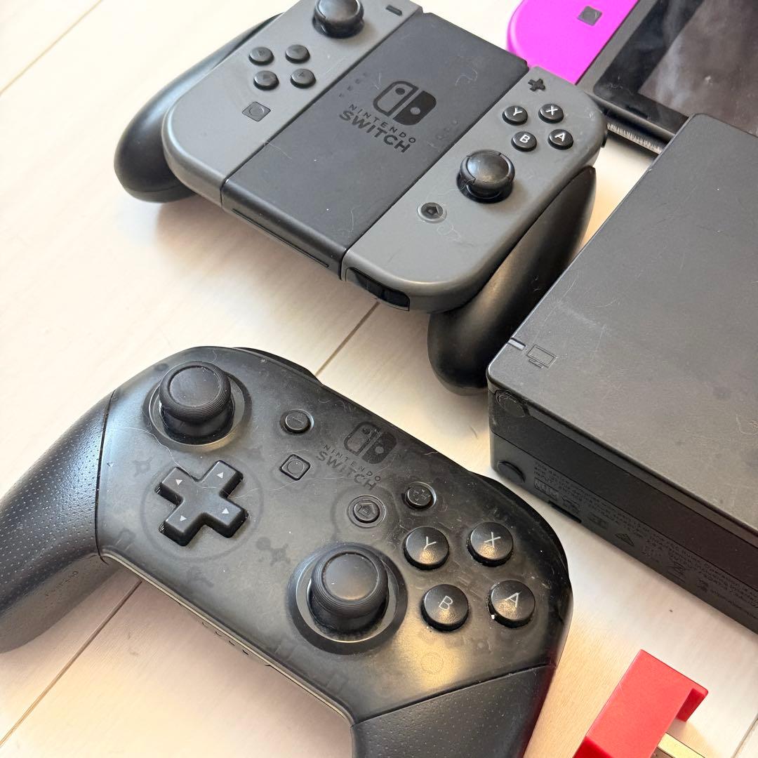 Nintendo Switch グレー 本体 ジョイコン付き