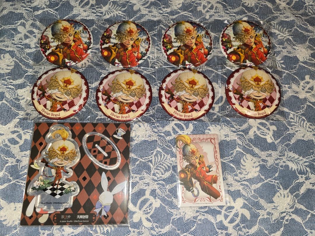 第五人格 仙境漫遊 火災調査員 缶バッジ アクスタ 特典