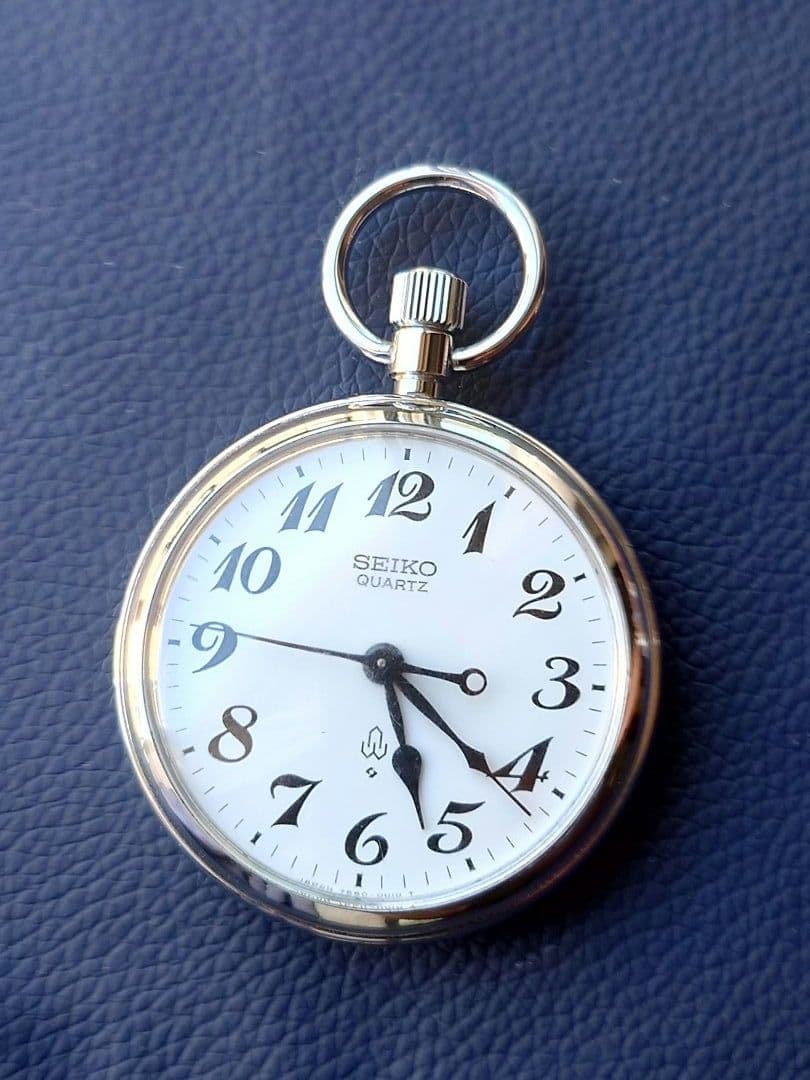 【新宿駅開業100周年 刻印あり 稼働】セイコー SEIKO 鉄道時計 懐中時計