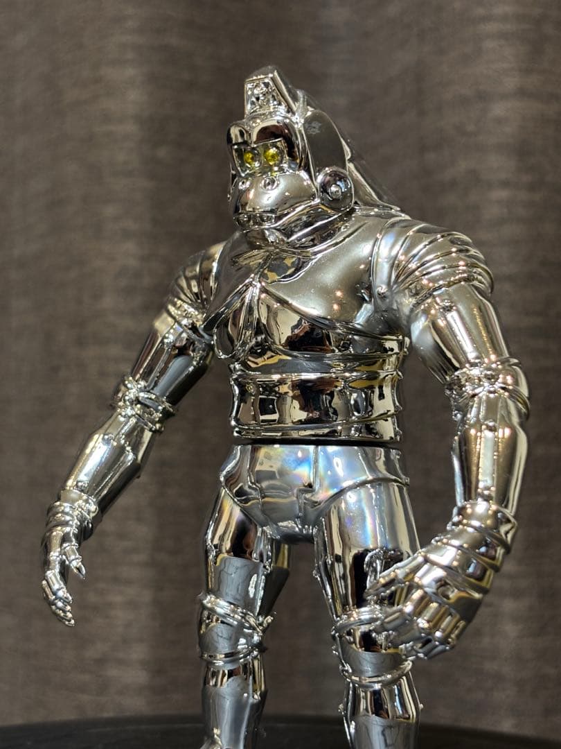 メカニコング 鏡面クロームメッキ仕様 ソフビ フィギュア オマケ付き