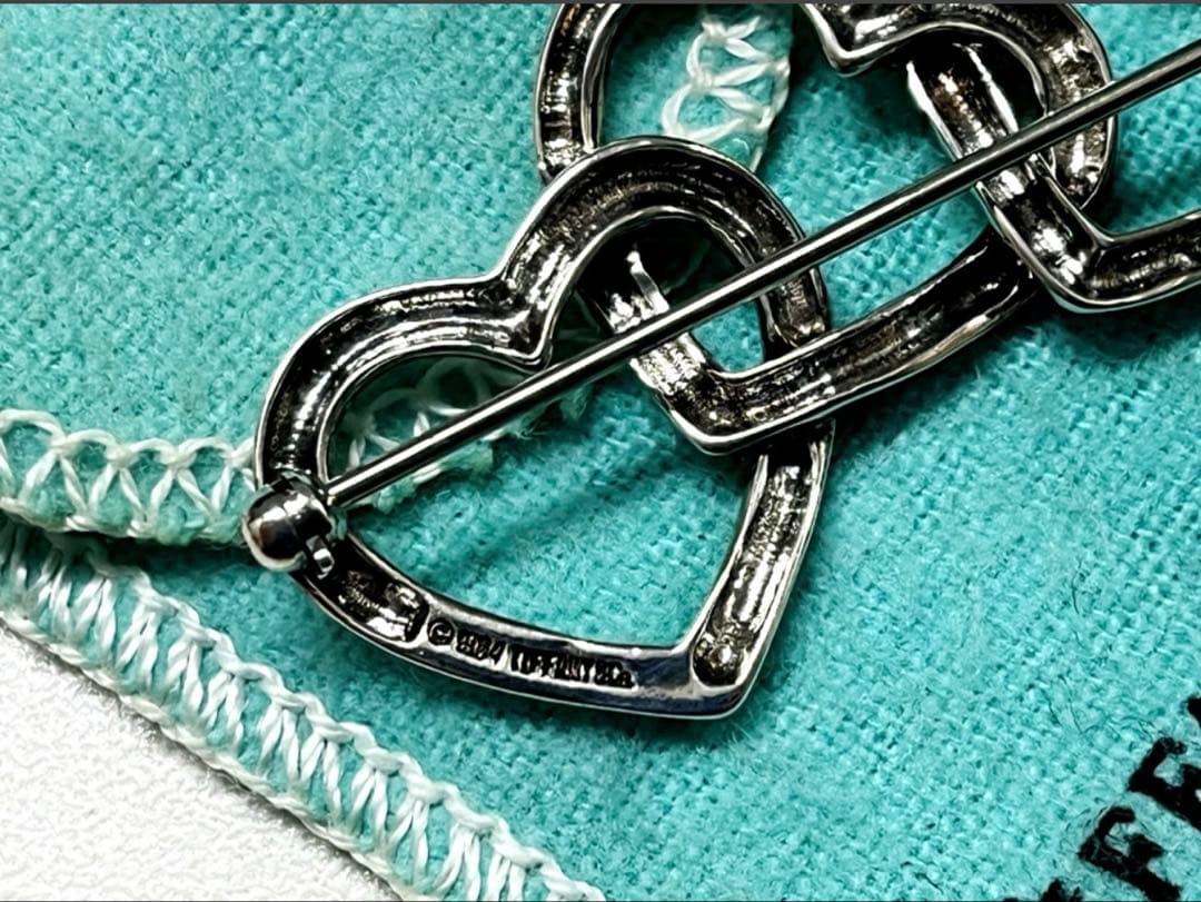 TIFFANY&Co./ティファニー シルバー925 トリプルハート ブローチ