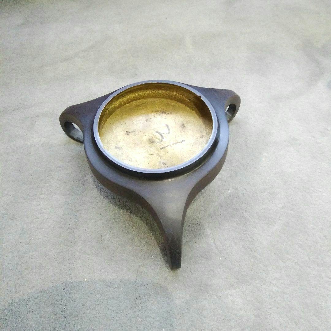 薄端 花器 銅花器 華道具 3分割タイプ