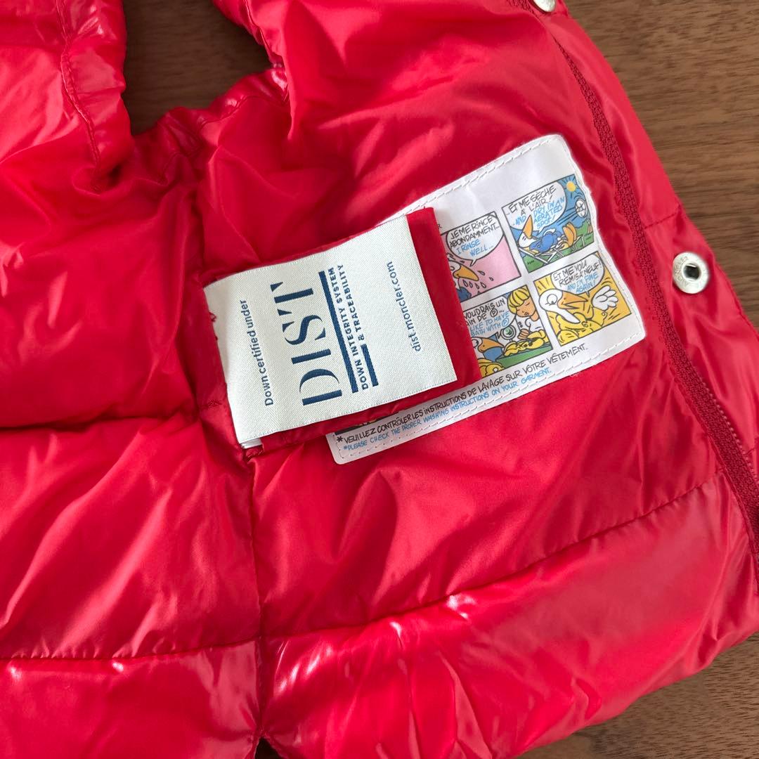 MONCLER ダウンベスト レッド　2T