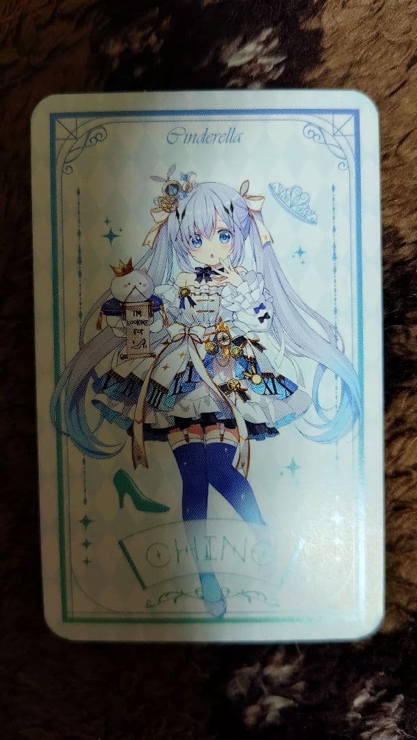 ご注文はうさぎですか？　アトレ秋葉原　チノ　缶バッジ　ホロ　レア　ポストカード