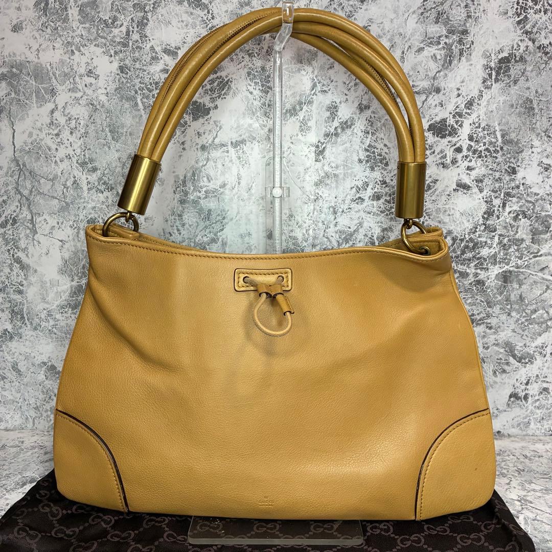 ✨GUCCI✨　グッチ　ワンショルダーバッグ　レザー　ハンドバッグ