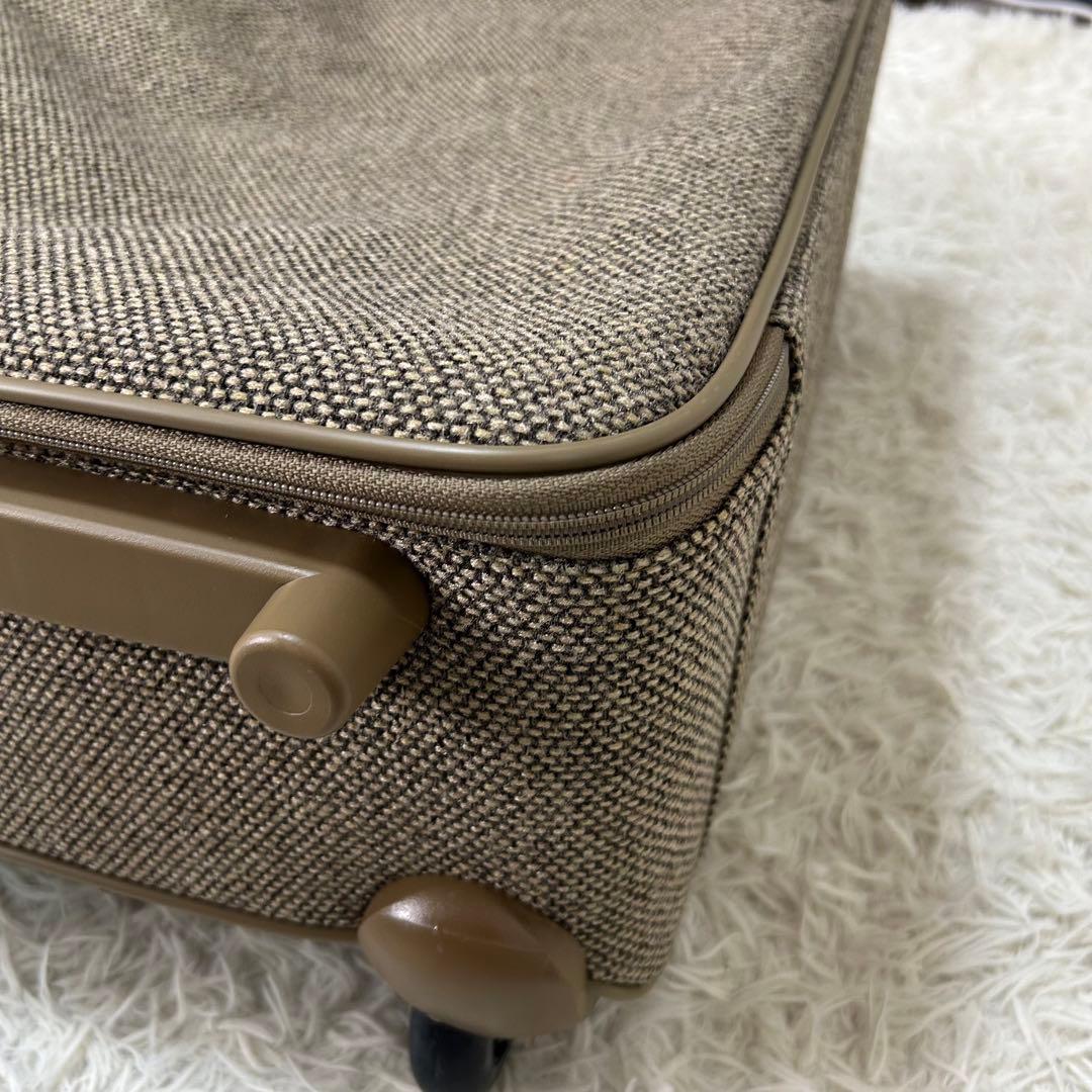 タグ付き✨ hartmann ツイード×レザー トラベルキャリーケース トロリー