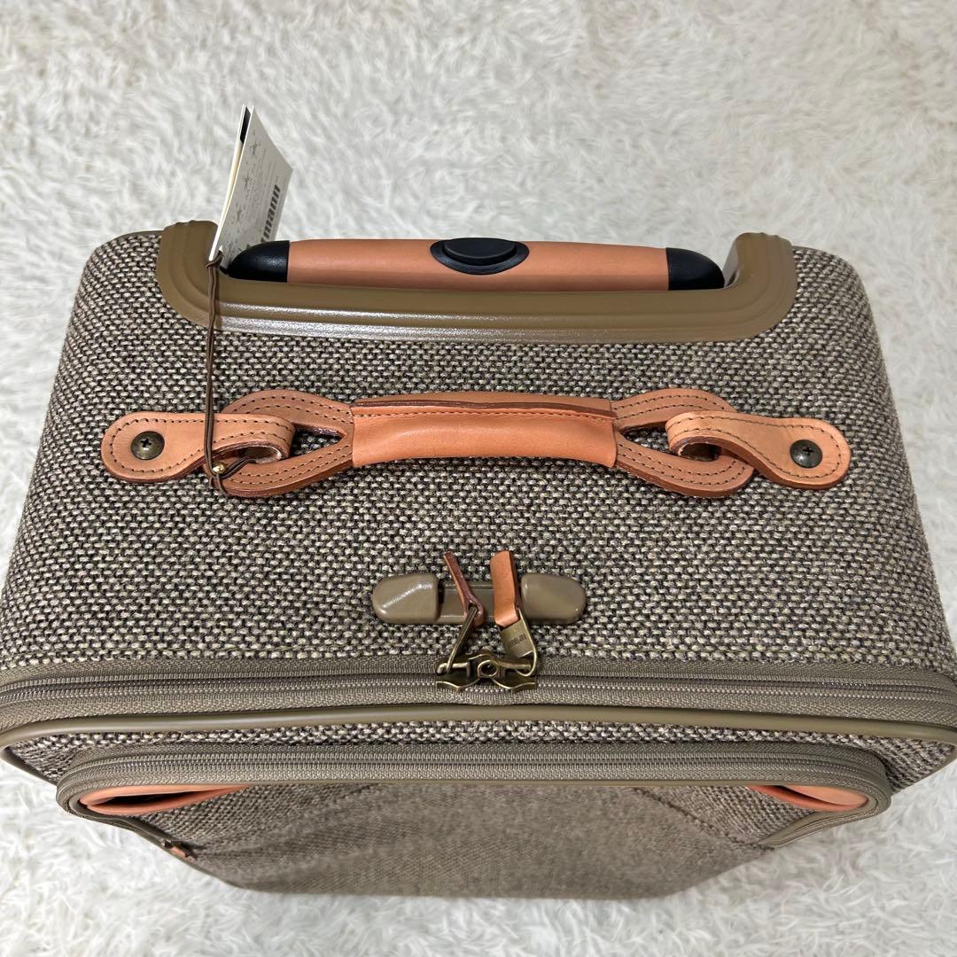 タグ付き✨ hartmann ツイード×レザー トラベルキャリーケース トロリー