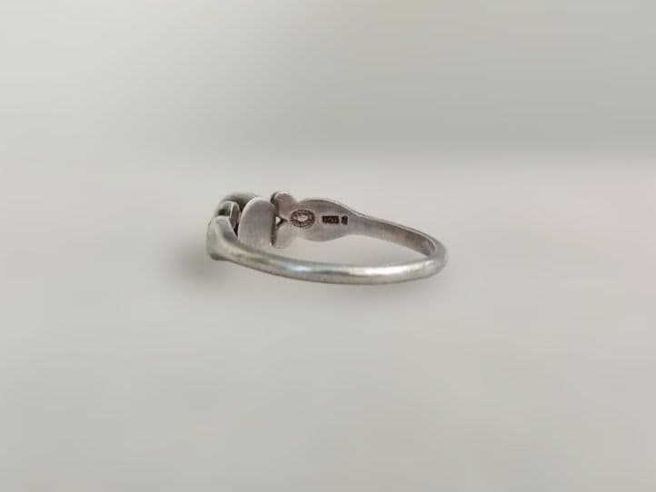 e  ジョージジェンセン リング ムーンストーン シルバー