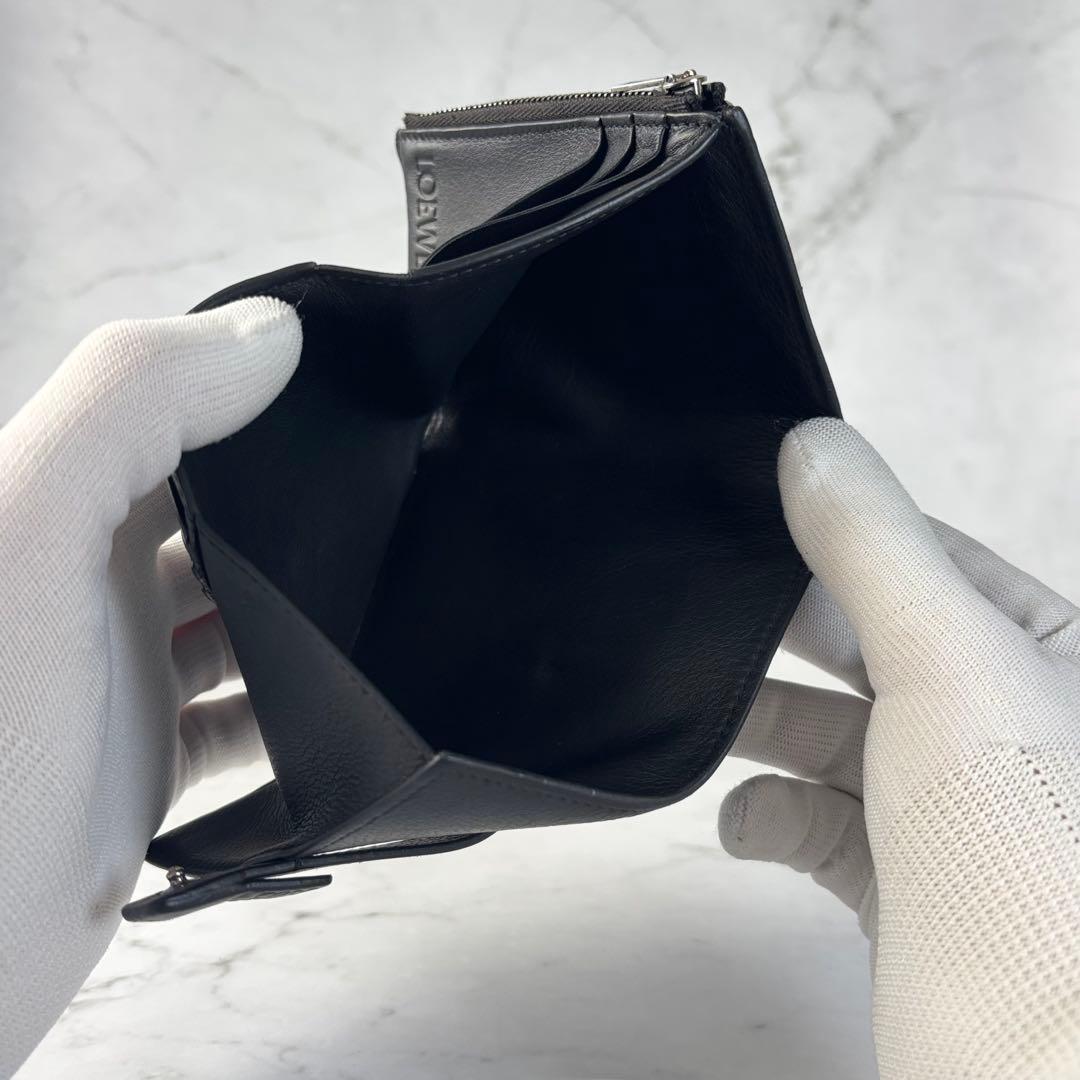 美品✨️LOEWE ロエベ 三つ折り財布 バーティカルウォレット 財布