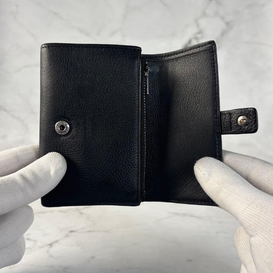美品✨️LOEWE ロエベ 三つ折り財布 バーティカルウォレット 財布
