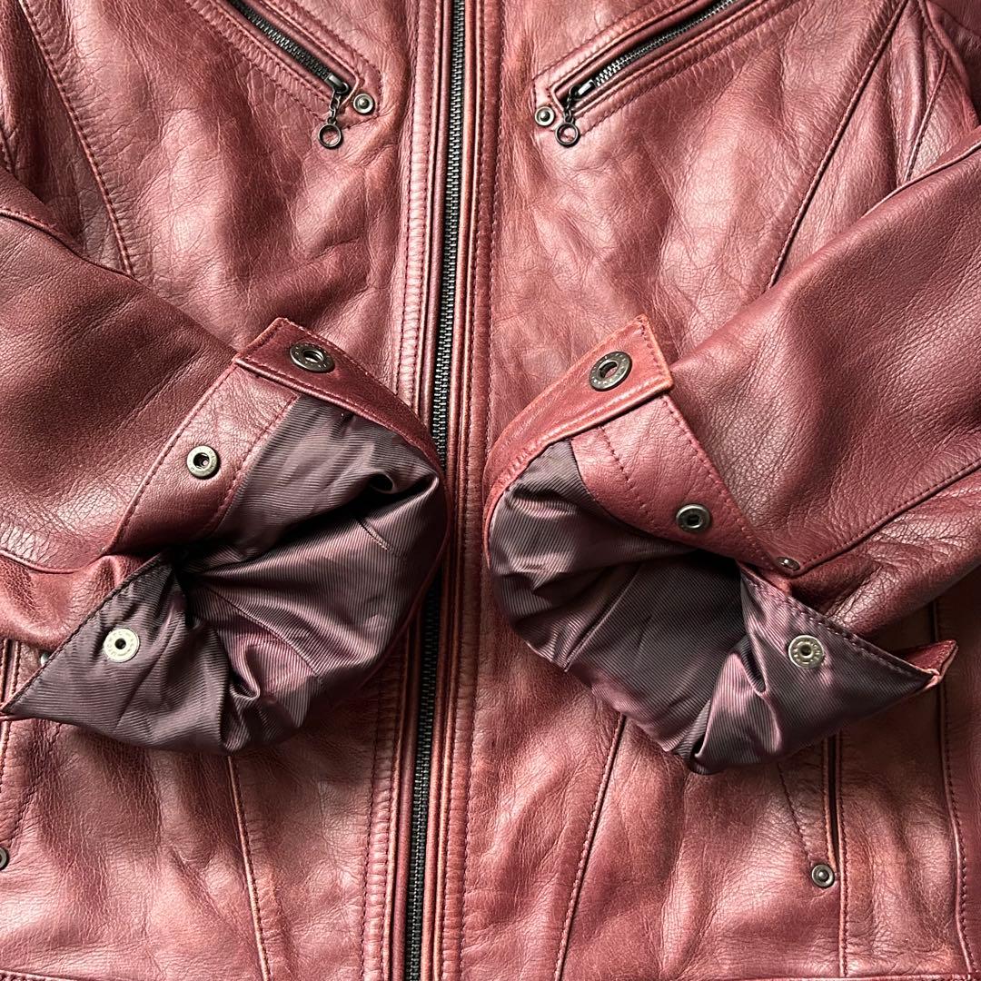 やぎ革 Lsize NICOLE CLUB FOR MEN レザージャケット