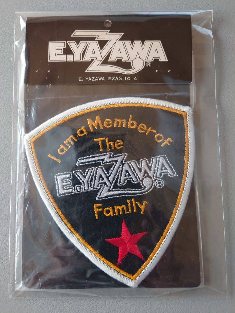 矢沢永吉 【矢沢ファミリー刺繍ワッペン/ブラック】★新品同様未使用品
