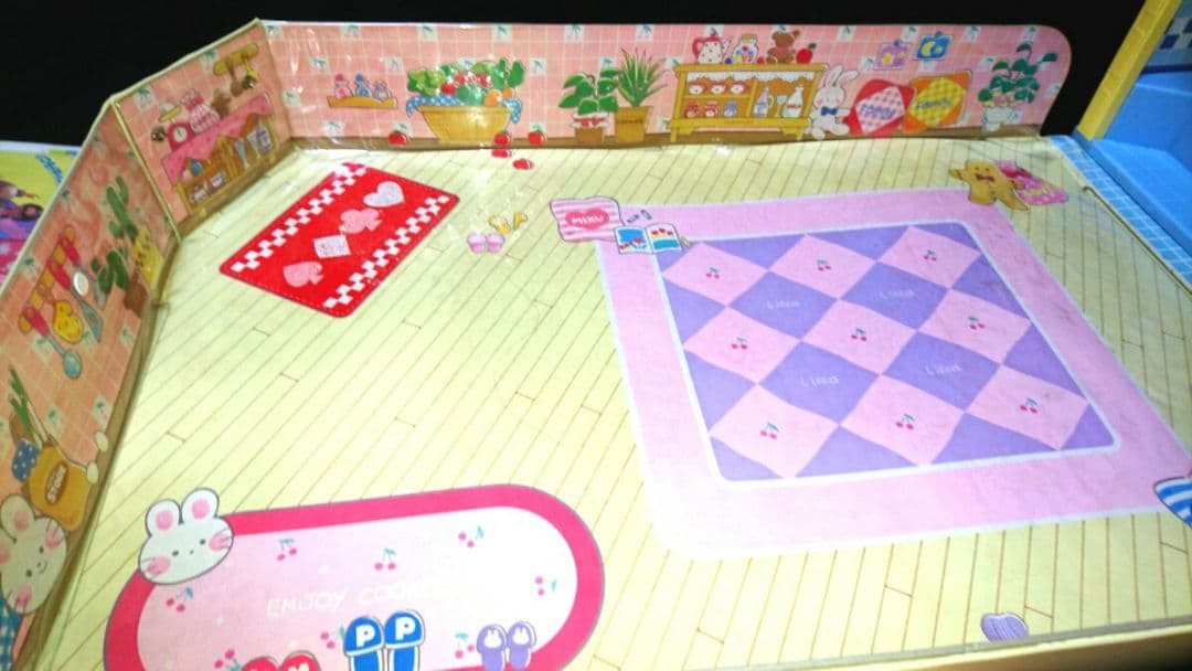 レア 1989年 当時物 リカちゃんファミリーハウス 家族だんらん 人形 お家