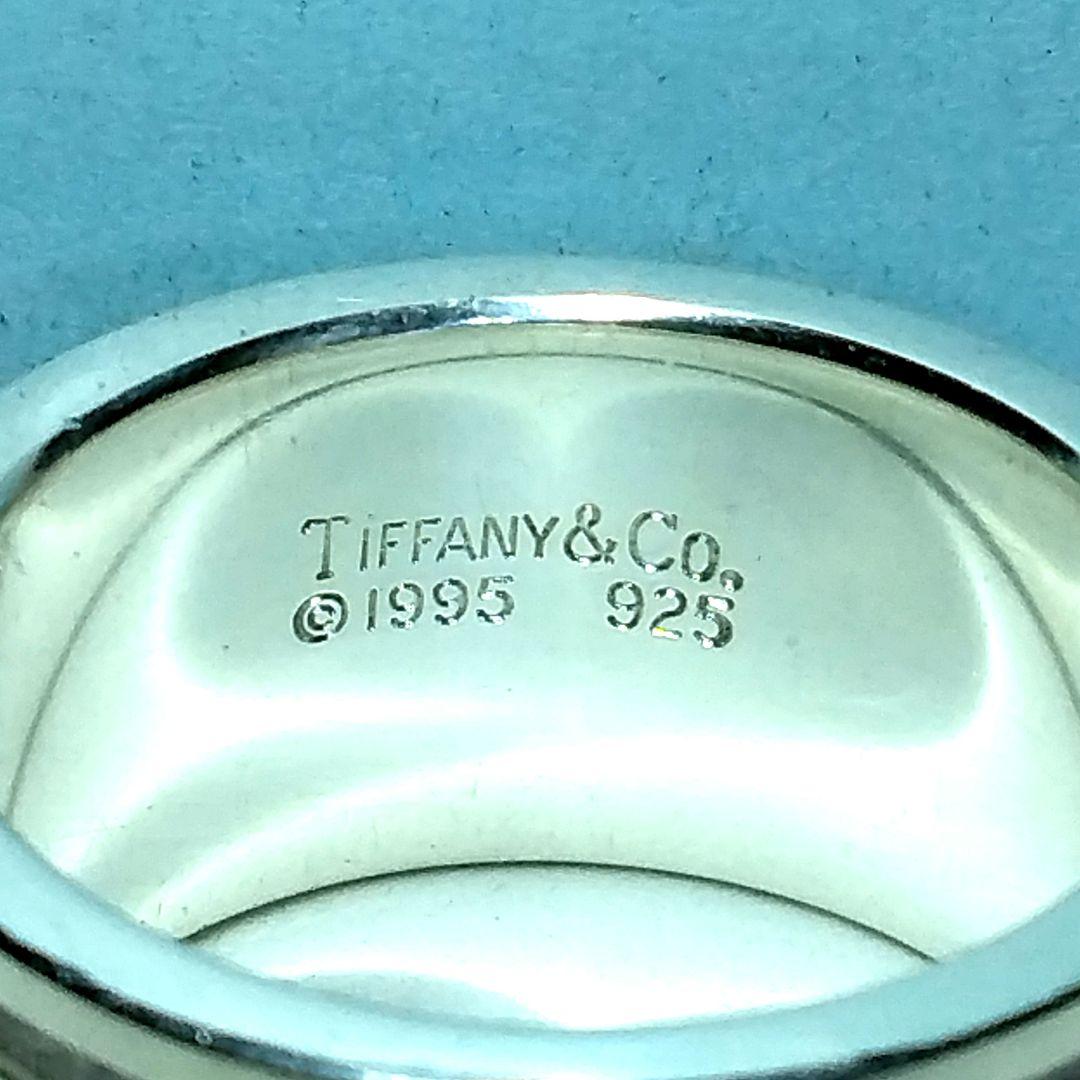ティファニーアトラスワイドリング　19号　新品仕上げ　ほぼ無傷未使用に近い