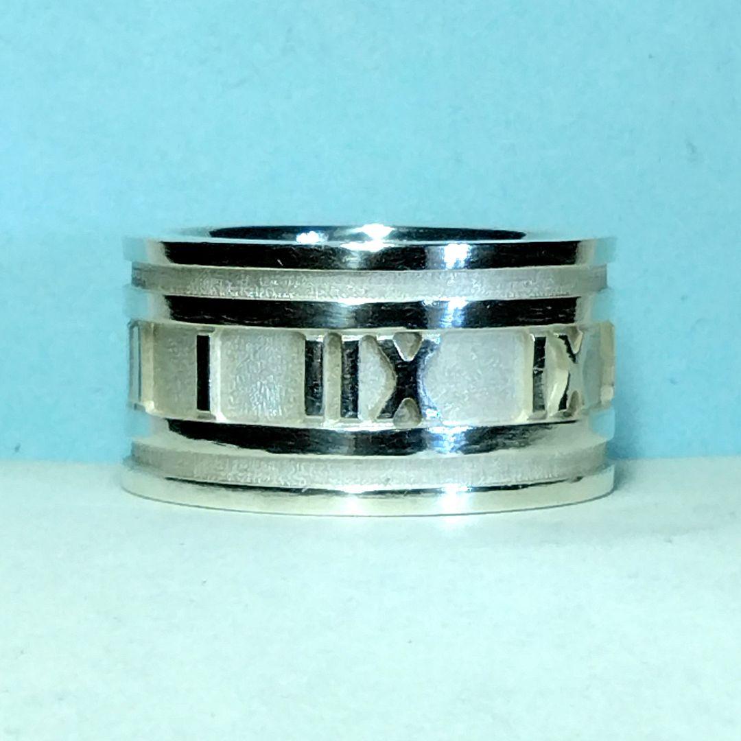 ティファニーアトラスワイドリング　19号　新品仕上げ　ほぼ無傷未使用に近い