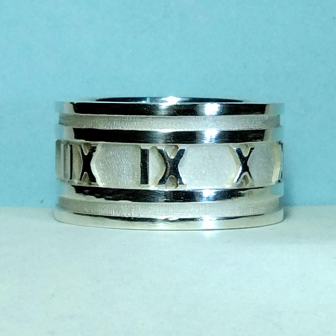 ティファニーアトラスワイドリング　19号　新品仕上げ　ほぼ無傷未使用に近い