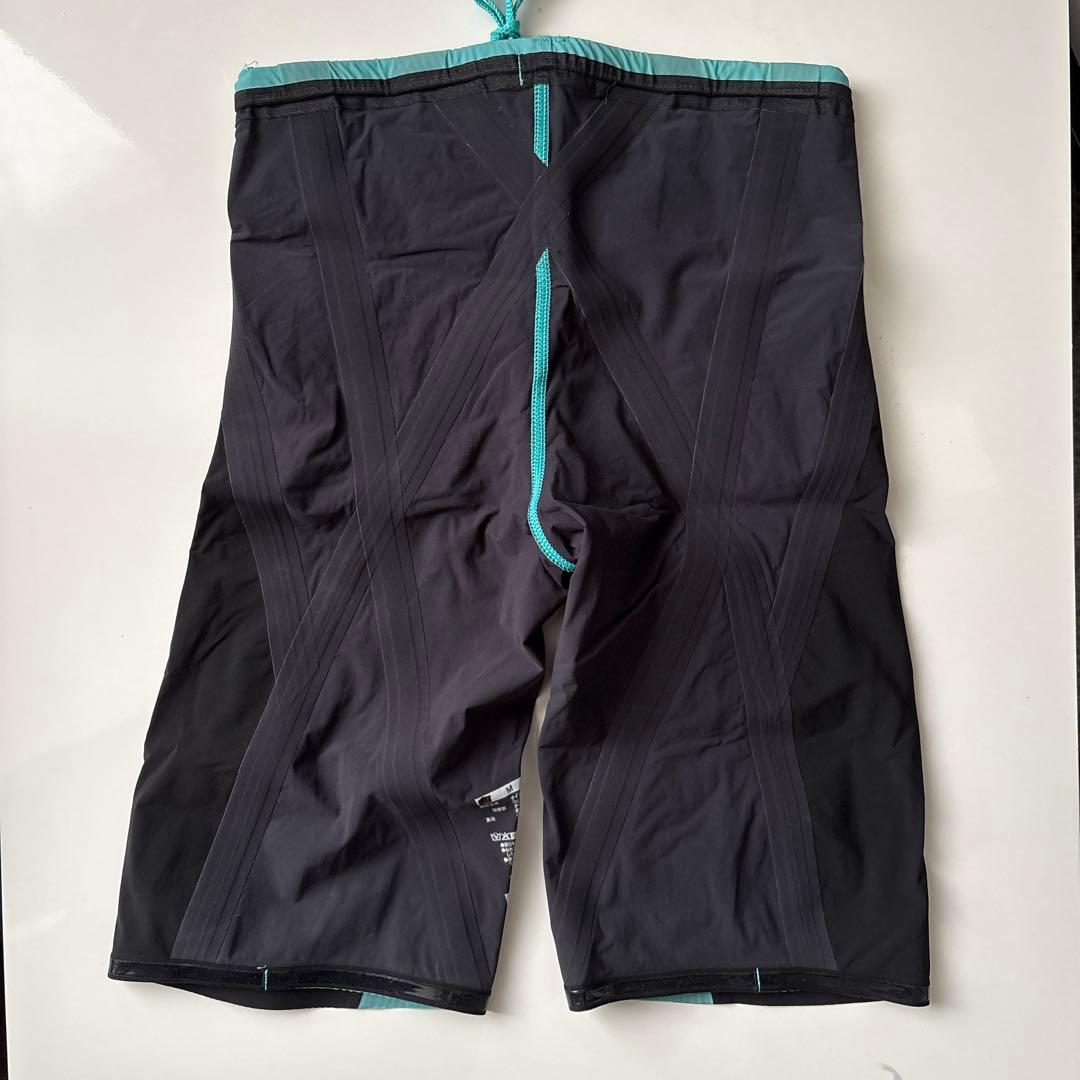 Mizuno 競泳水着 ブラック/ターコイズ