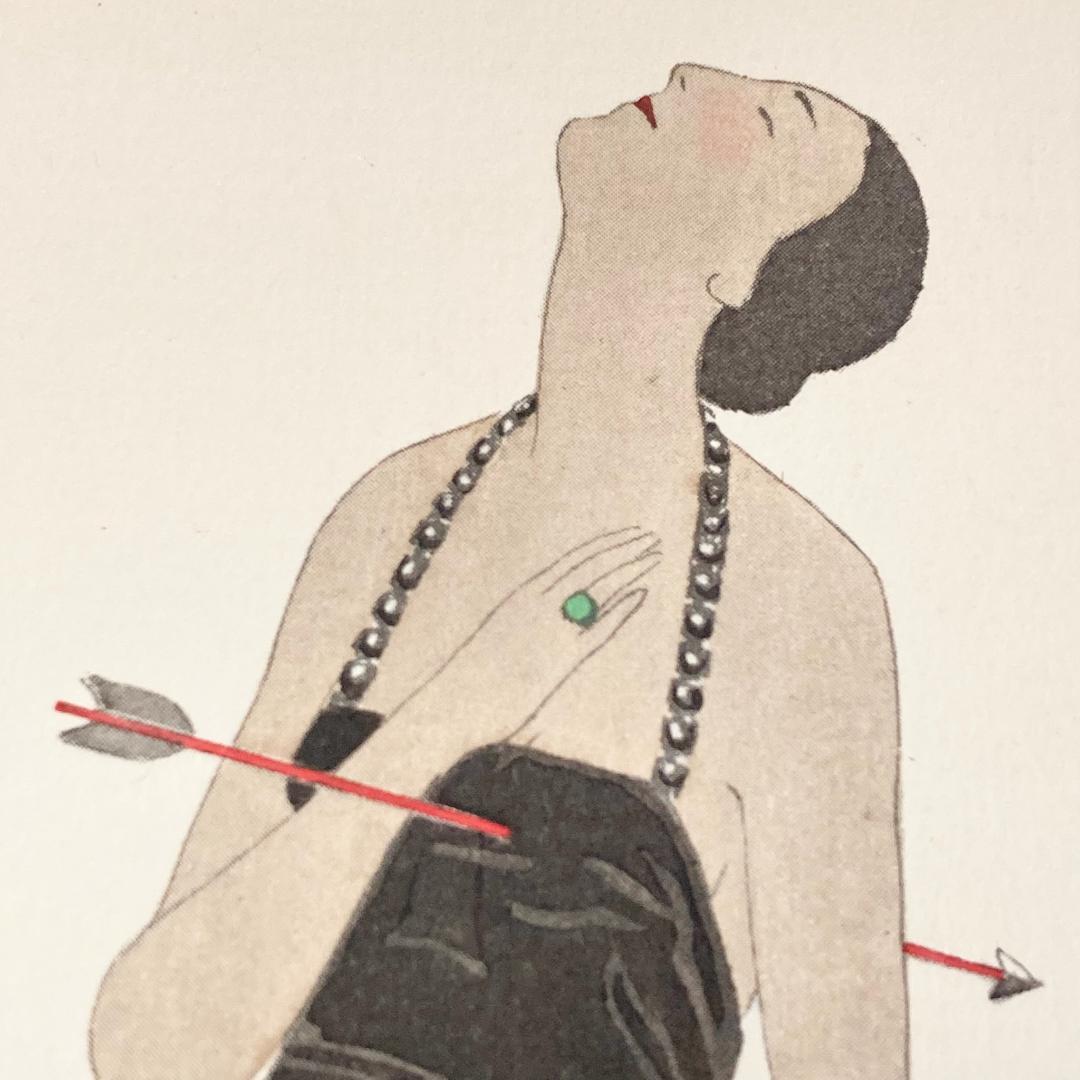 A.E.マルティ☆ファッションプレート☆EN PLEIN COEUR