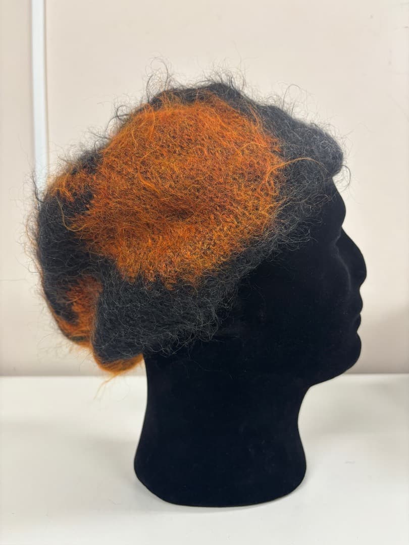 希少UNDERCOVER チェリー柄 モヘア ニット帽 アンダーカバーアーカイブ