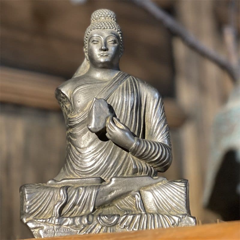 ガンダーラ坐像 石仏 書道具 文房具 装飾品 工芸品 美術品