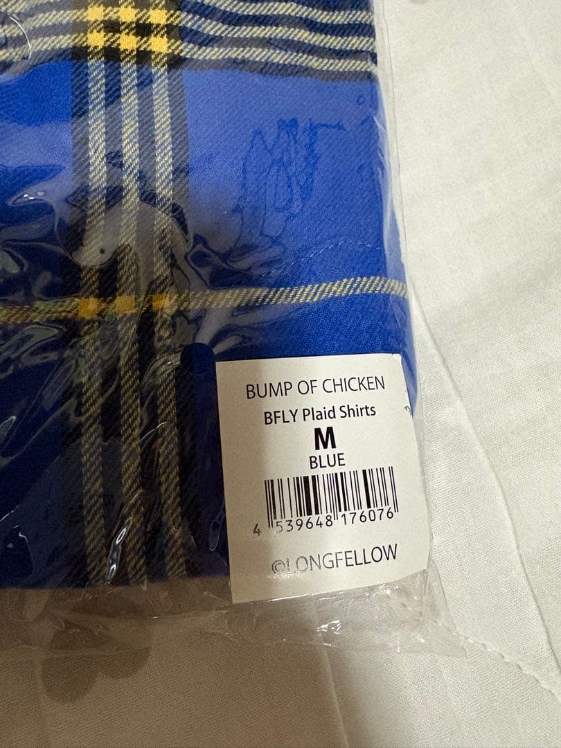 BUMP OF CHICKEN BFLY ツアー　チェックシャツ