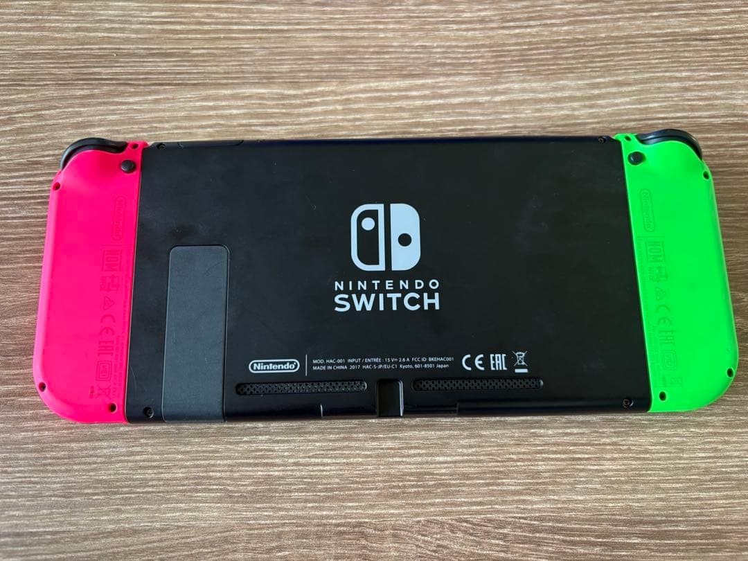 Switch スプラトゥーンモデル 本体 ドッグ SDカード Joy-Con