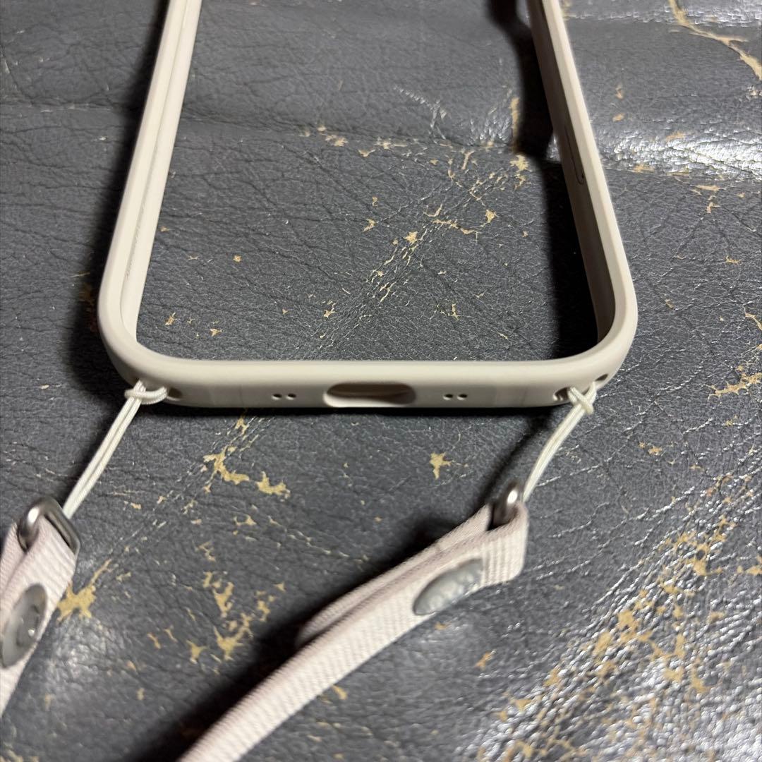 Apple純正 iPhone Air Bumper クロスボディストラップ タン