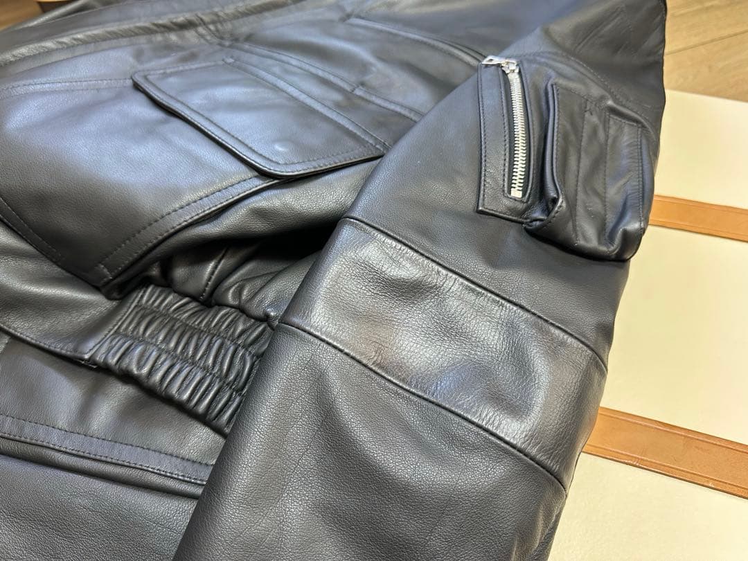 吉*郎様 ★実物★デッドストック★ドイツ連邦州警察★ライダース・レザージャケット