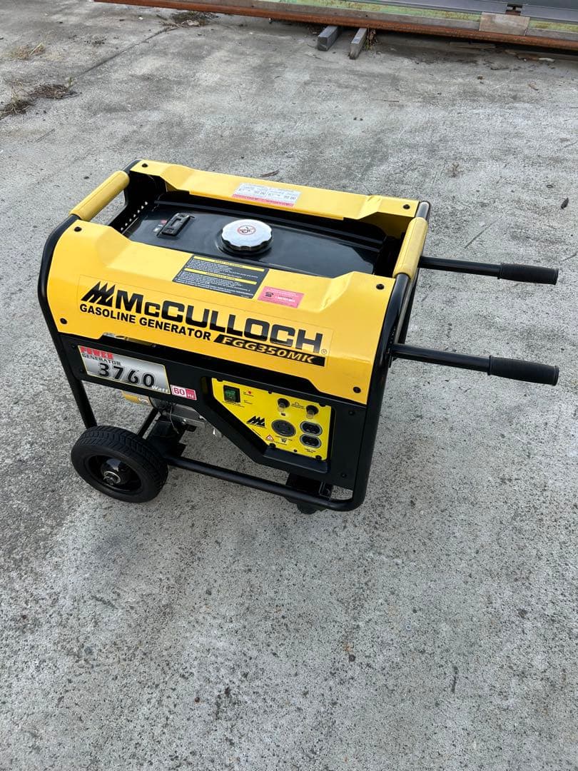 McCULLOCH ガソリン発電機 FGG350MK 3760W