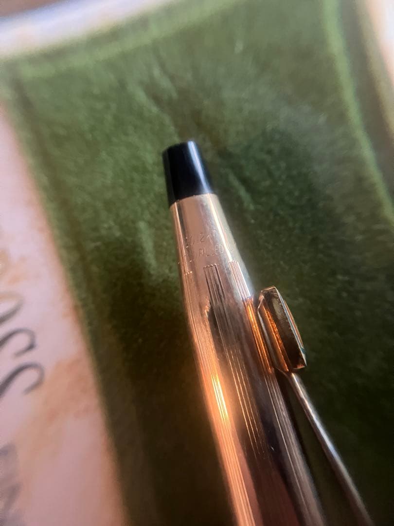 Cross 金メッキ 12KT ボールペン ビンテージ 箱付き