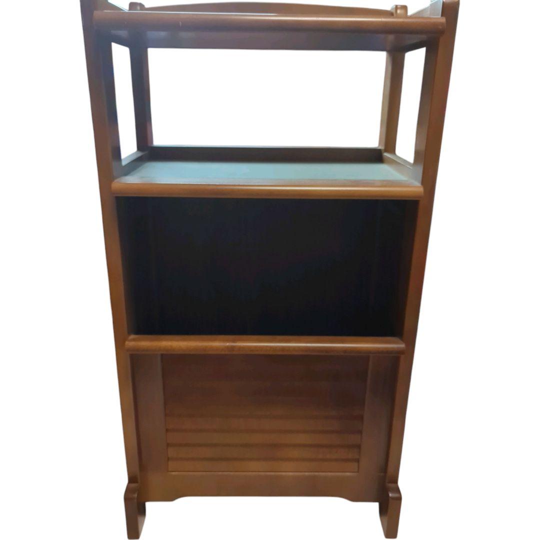 【希少品】karimoku オールドカリモク 昭和レトロ 電話台 チェスト