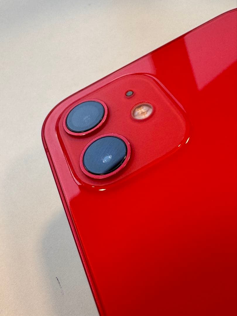 【美品】Apple iPhone 12 レッド 64GB