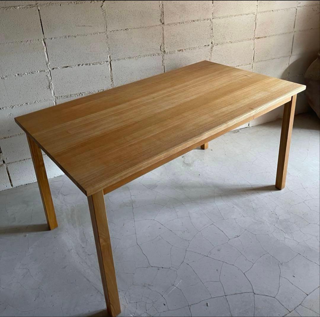専用出品　無印良品 MUJI ダイニング5点セット　オーク無垢材　140サイズ