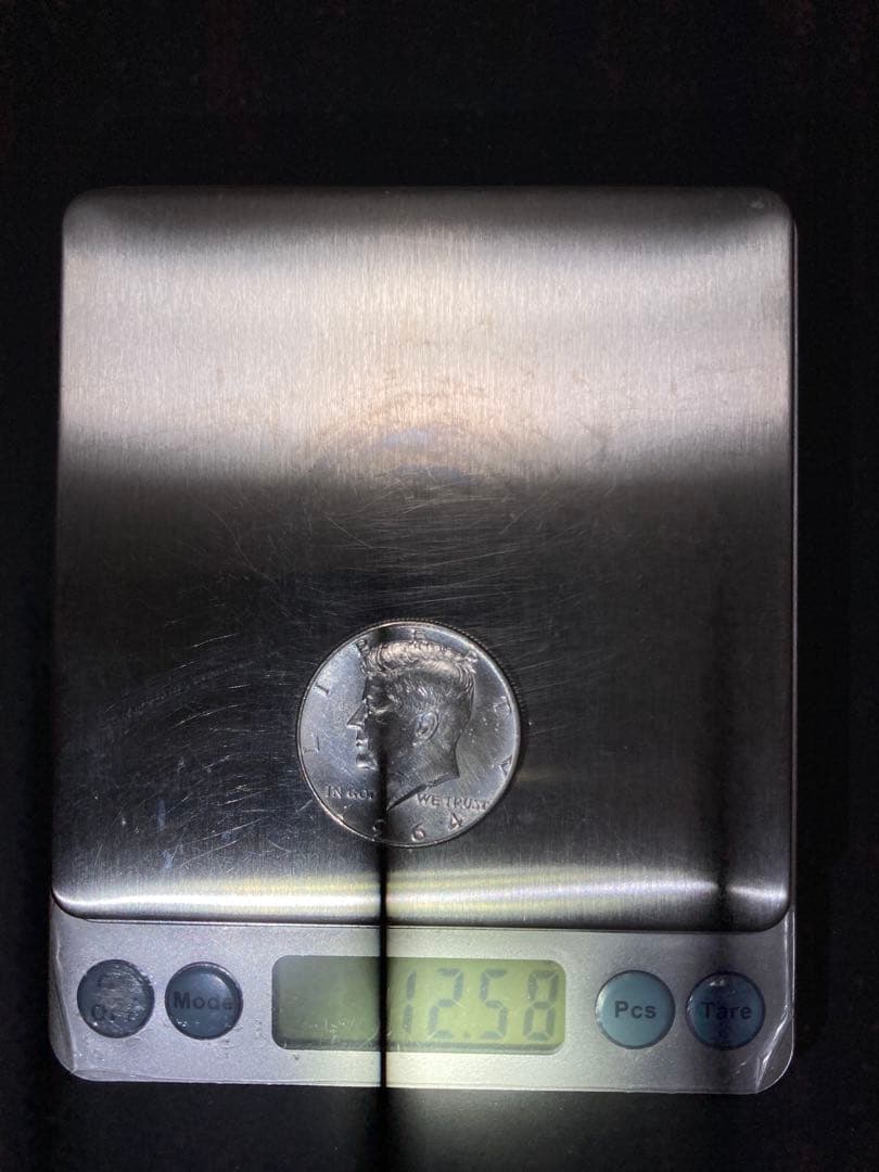 《アメリカ》ケネディハーフダラー銀貨3枚(1964年)