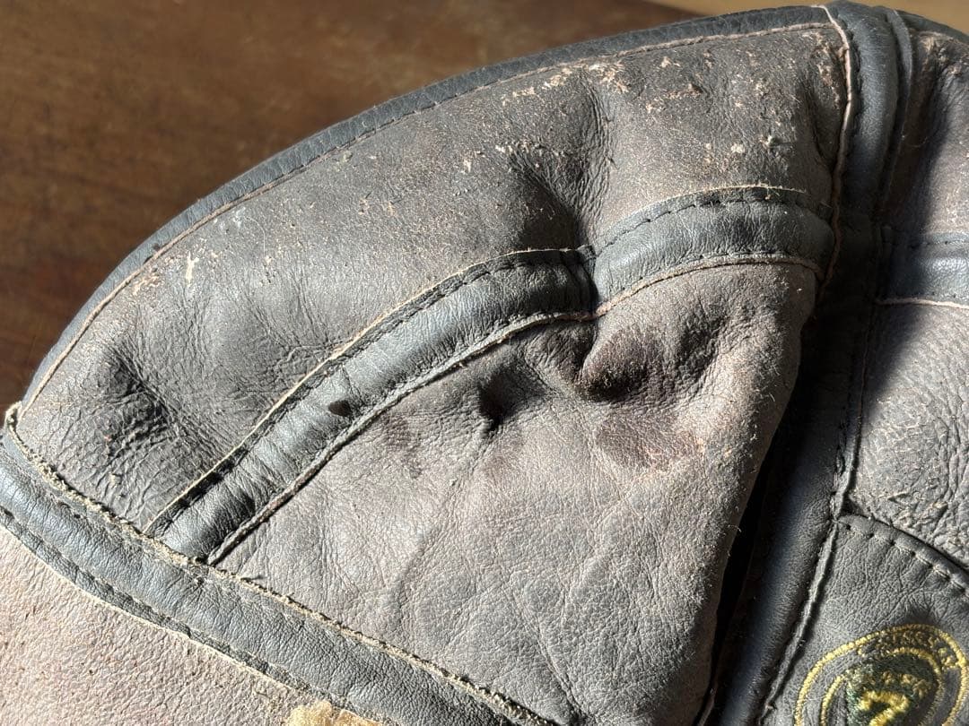 当時物 希少 ケータハム レザー フライトキャップ